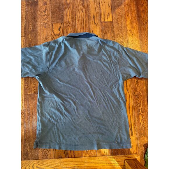 Florida Gators Cutter and Buck Mens Large Navy Polo Golf Shirt Logo DryTec NCAA - Picture 3 of 9